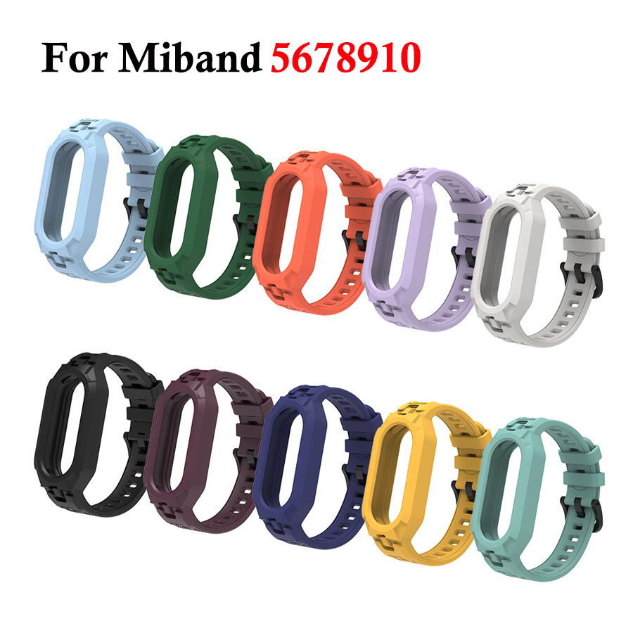 Health Wellness Bracelet - Tali Silikon untuk Xiaomi Mi Band