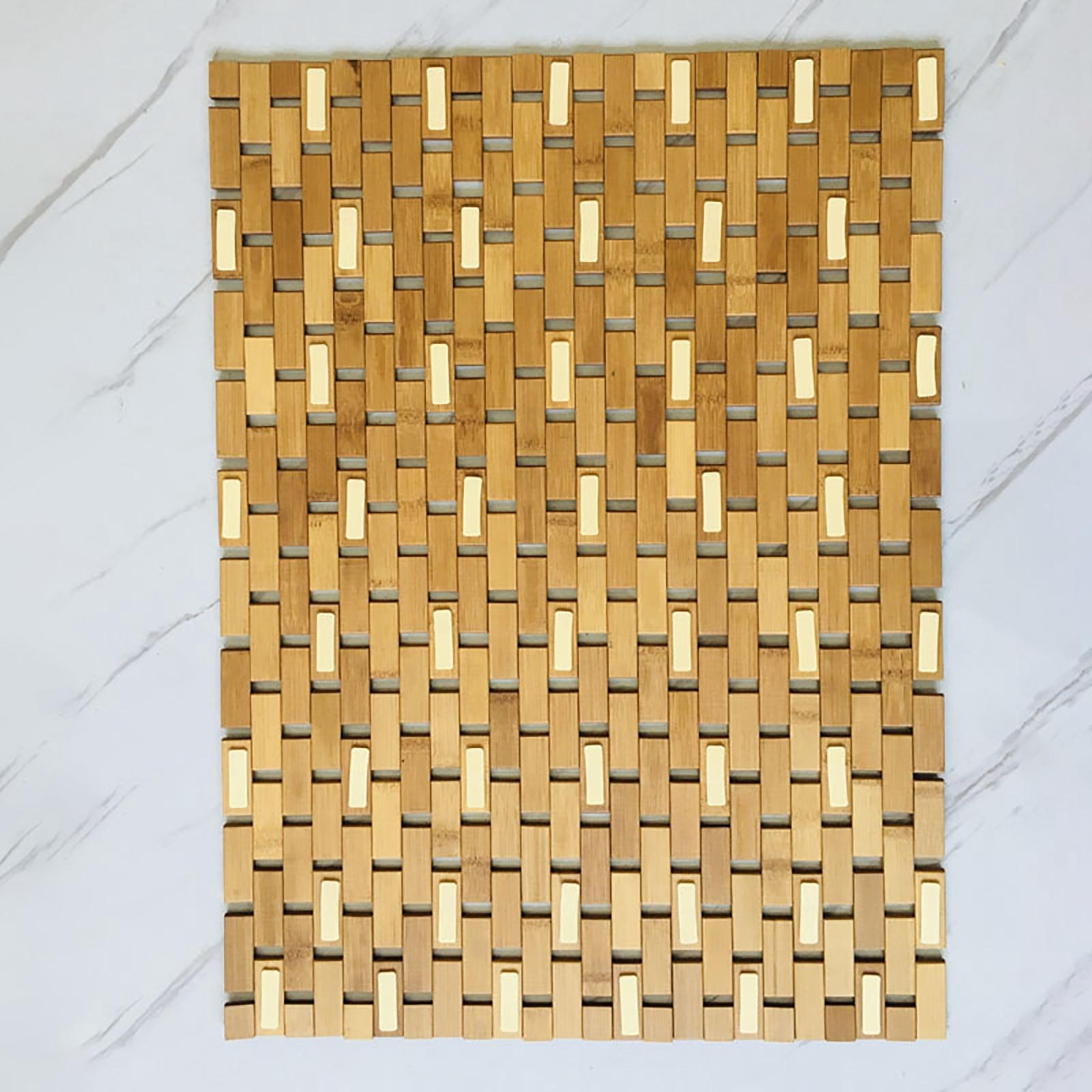 Keset Kamar Mandi Kayu Bambu A - Bamboo Bath Mat ulasan dan harga