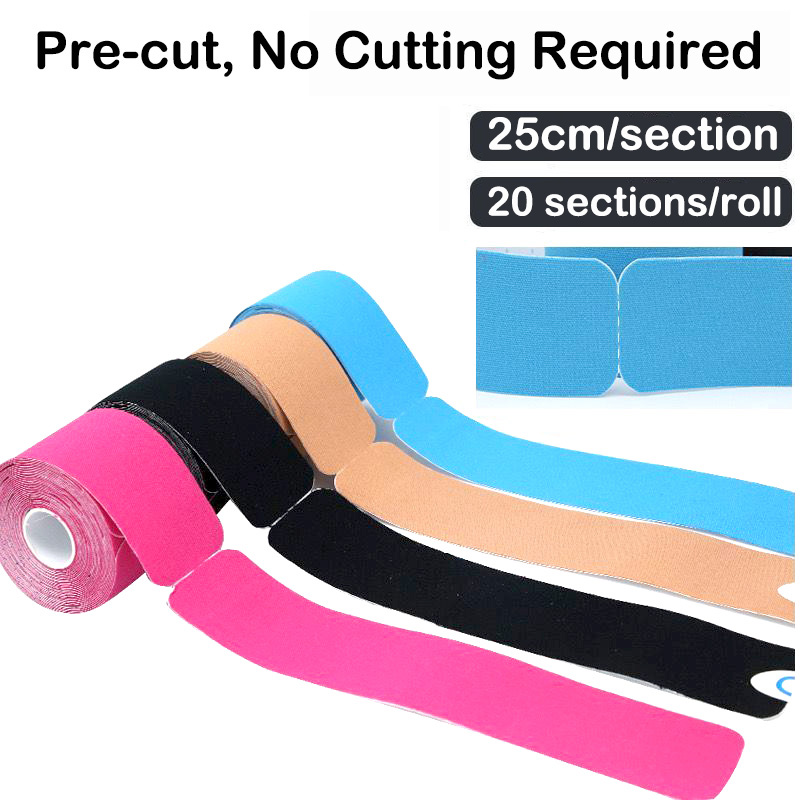 Plester Kinesiologi Elastis 5c - Sports Taping Precut ulasan dan harga