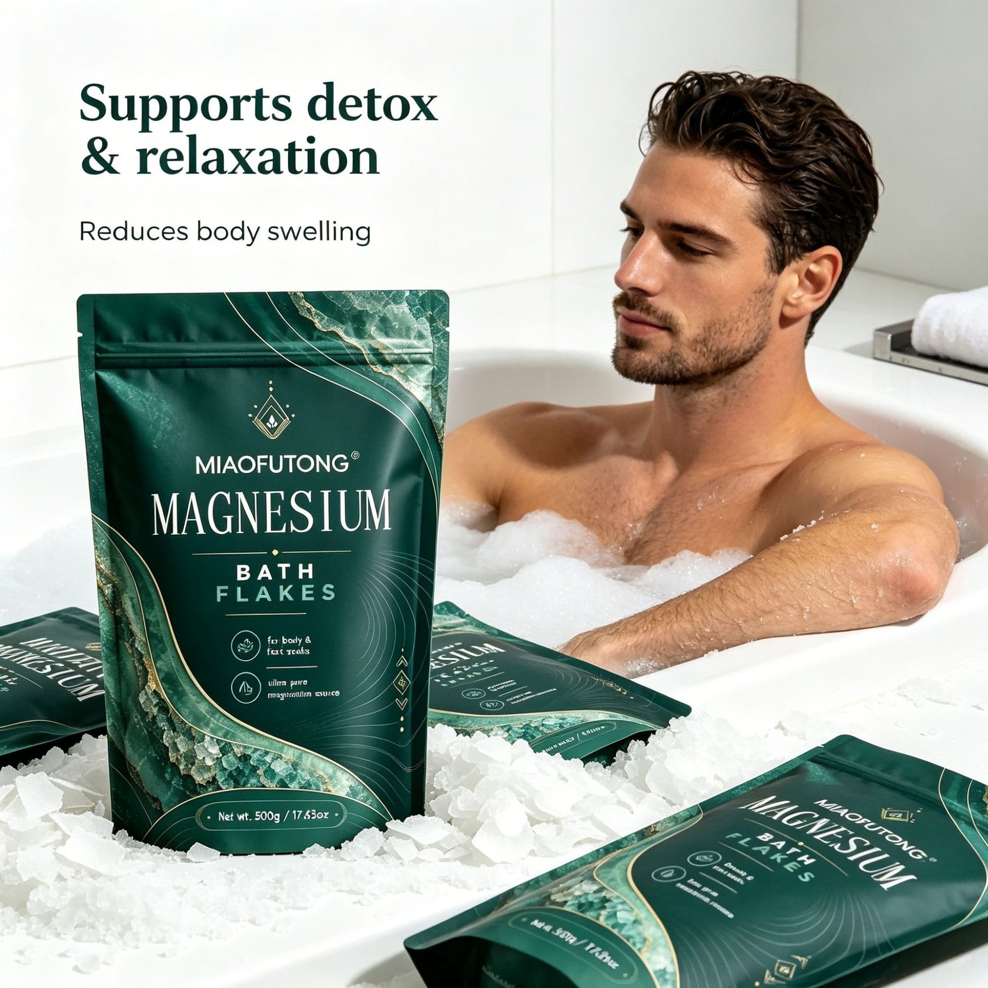 Garam Mandi Mineral Magnesium  - Bath Salts Magnesium ulasan dan harga