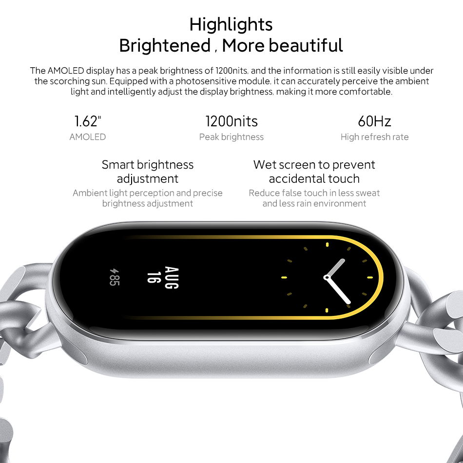 Xiaomi Mi Band 9 Layar AMOLED  - Health Wellness Bracelet ulasan dan harga